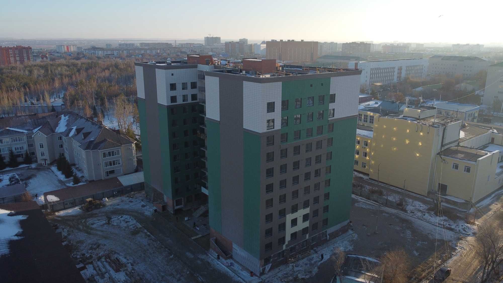 Продается новая 3-к квартира рядом с центром города, кирпичный дом