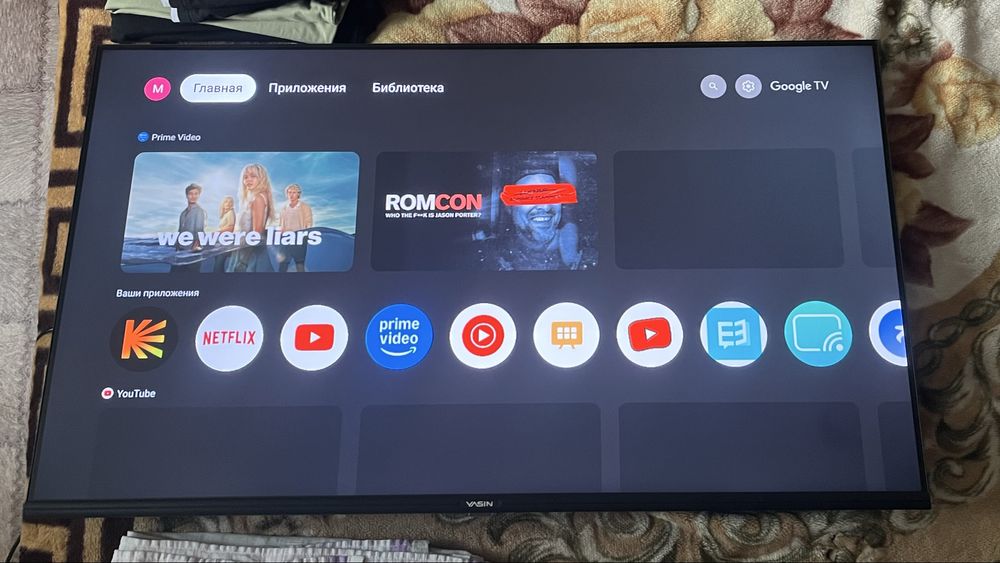 Smart Tv новый 109 см yasin