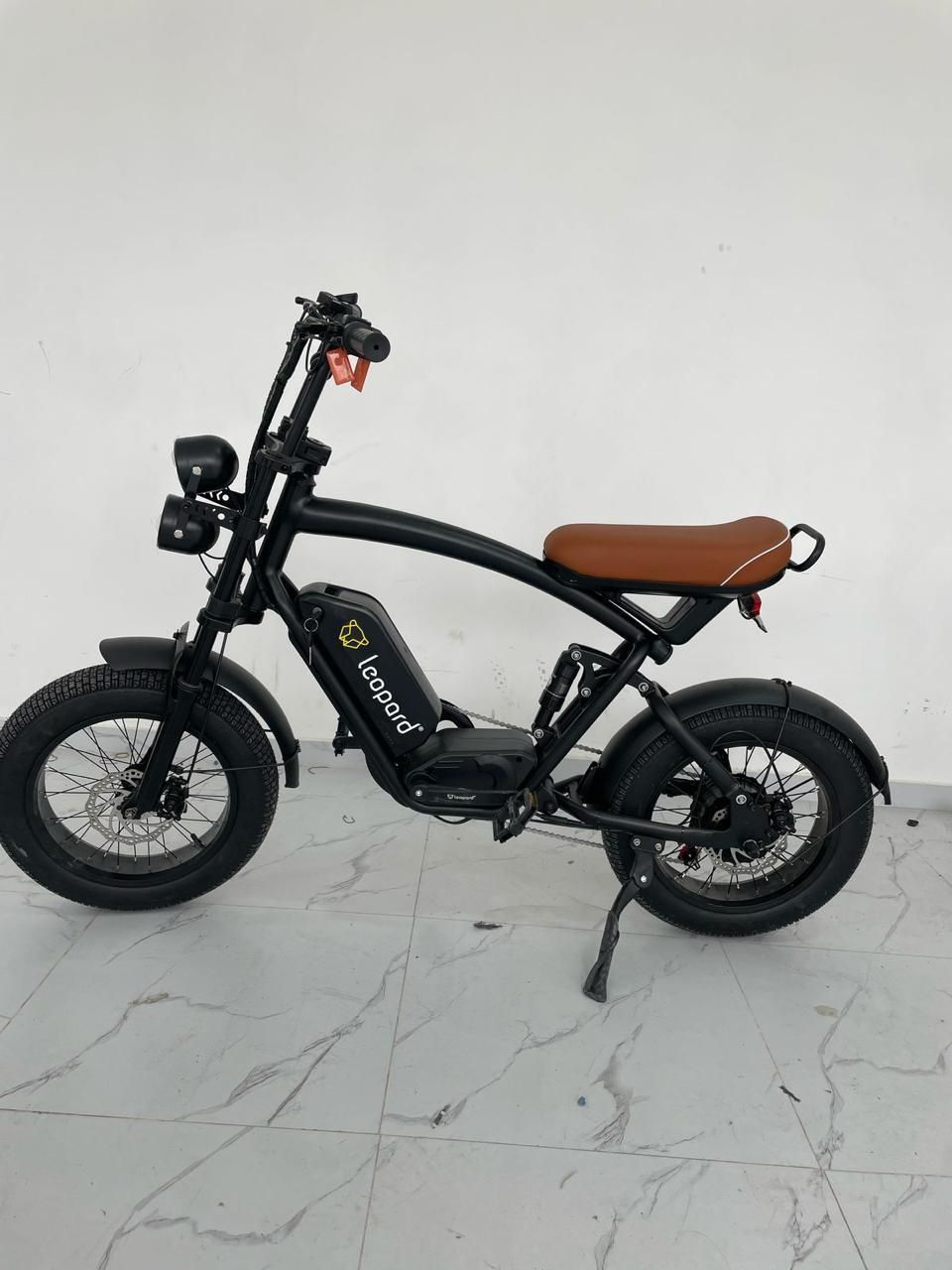 Электровелосипед Leopard 1200w 48v 32a для курьеров