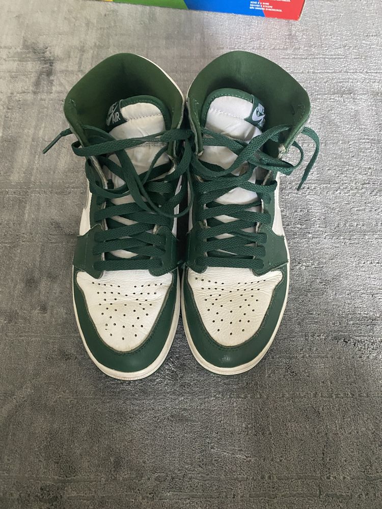 Оригинал с США: Air Jordan 1 retro high og gs 'gorge green'