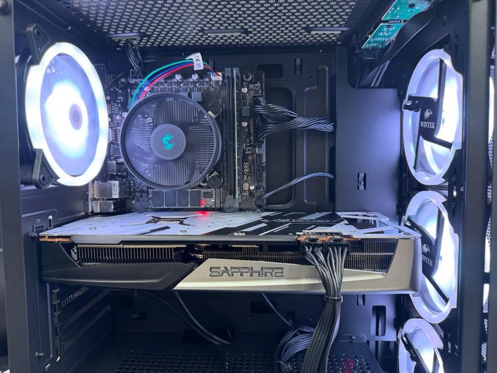 Игровой системный блок i3-12100F|16Gb|SSD512Gb|RX5700