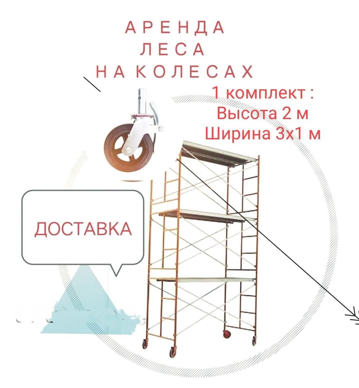 Аренда строительных леса