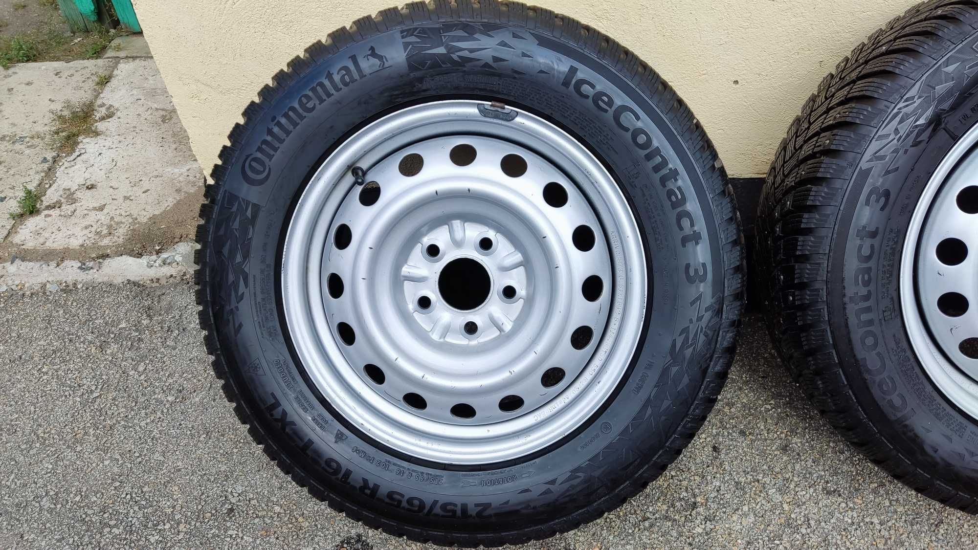 Комплект Шины (Continental Ice Contact 3) + диски + колпаки