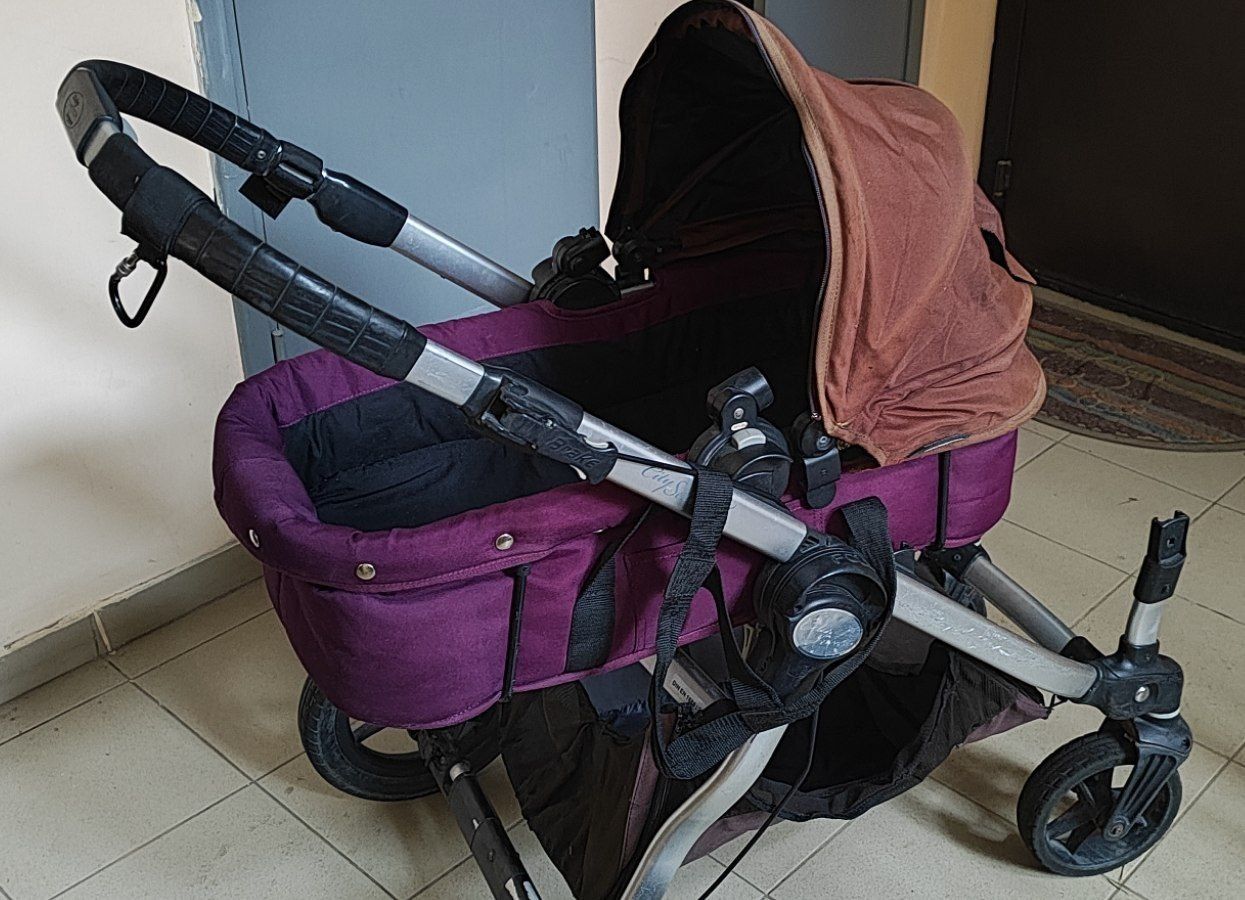 Бала арбасы коляска для погодок Baby jogger США