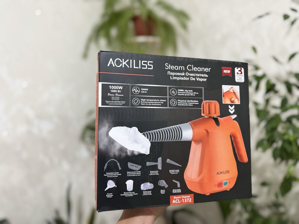Пароочиститель Ackliss /новый/жоғары сапада