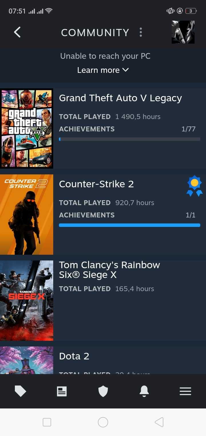 Аккаунт steam с ножом в cs2