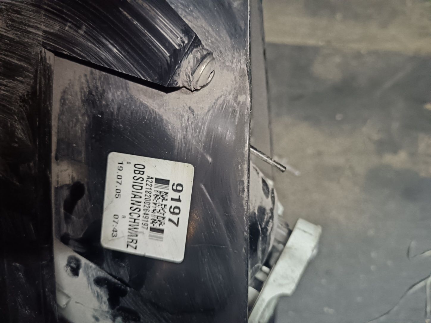 Задний фонари на мерседес w221