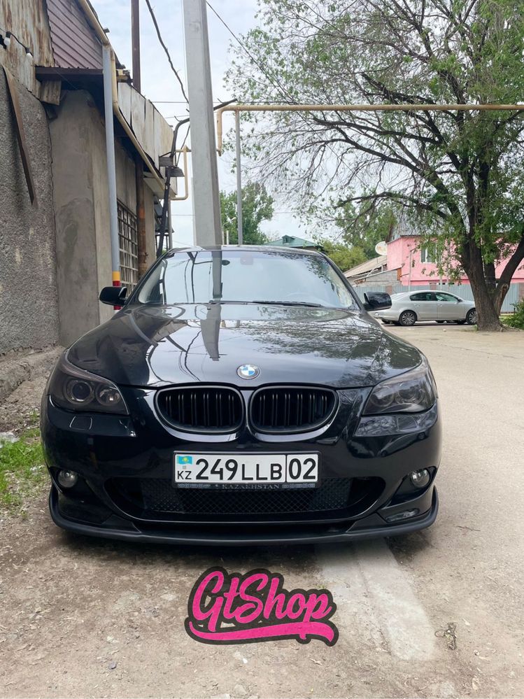 Бампер передний для БМВ Е60 , тюнинг E60 Mlook mtex, спойлер пороги