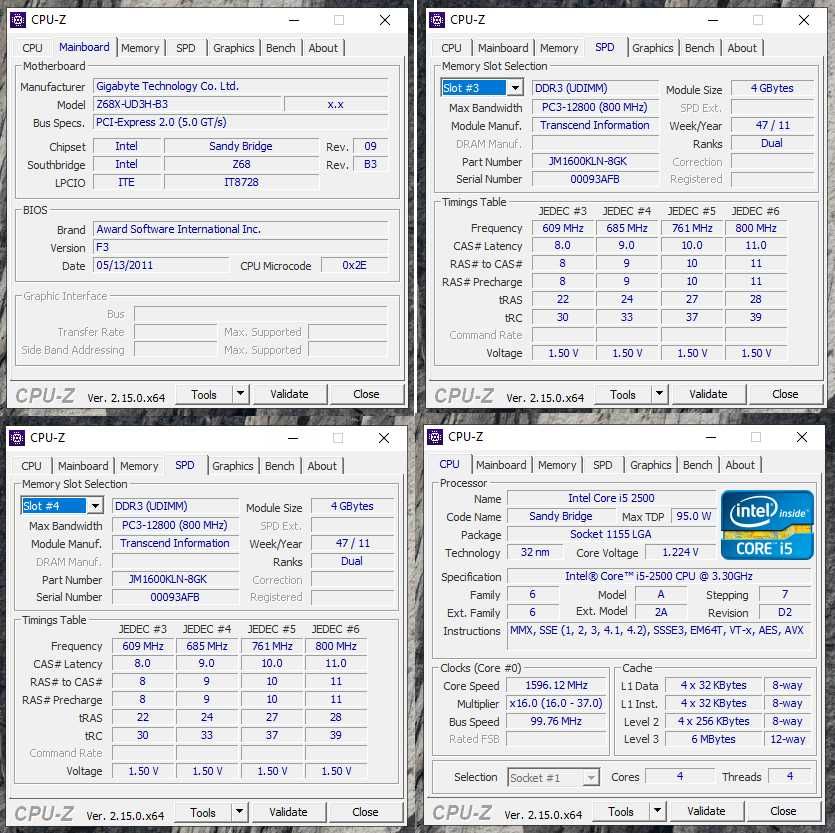 Компьютер в комплекте Intel Core i5, DDR3 8 Gb, HDD 2000 Gb, DVD-RW