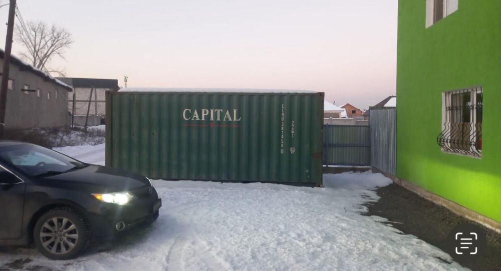 Продается контейнер ЖД 20 футовый, утепленный, Алматы