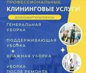Генеральная уборка квартир, домов и офисов в любой день!