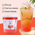 Джем персик 2 кг с мякотью — для чаев, десертов и bubble tea