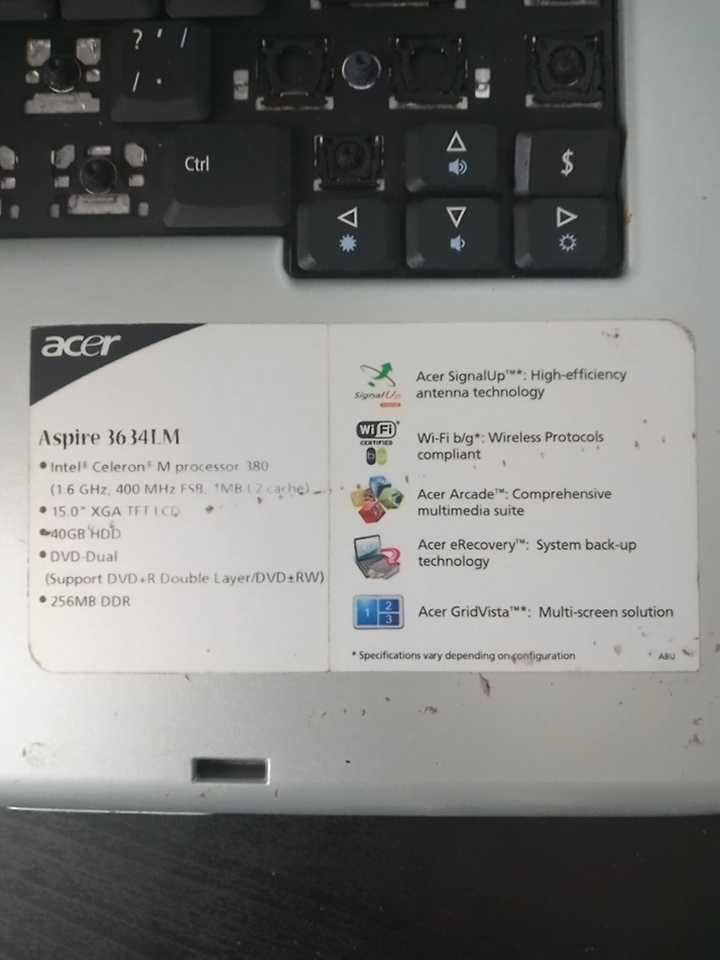 Продам ноутбук acer.