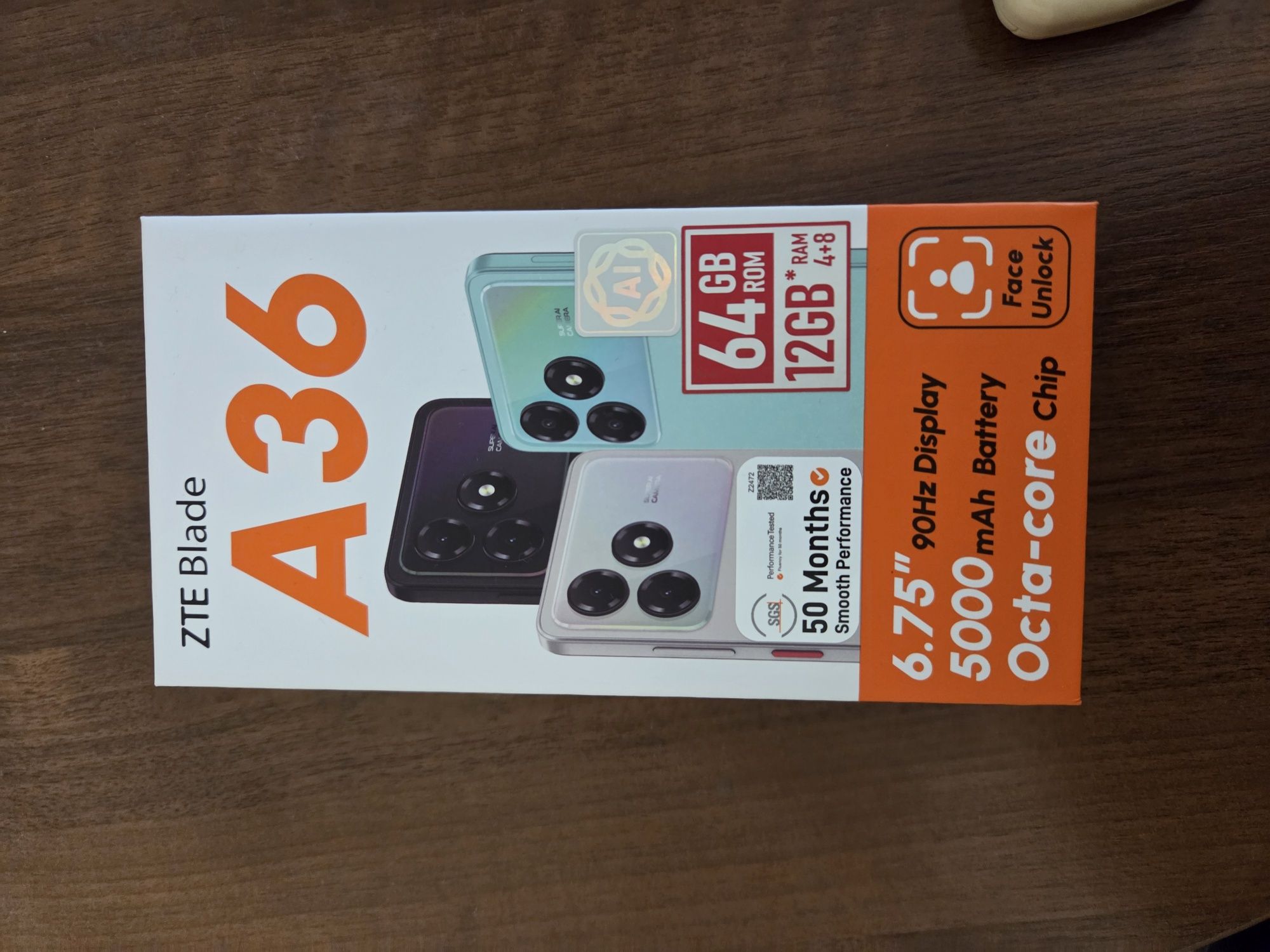 Zte blade a36 новый
