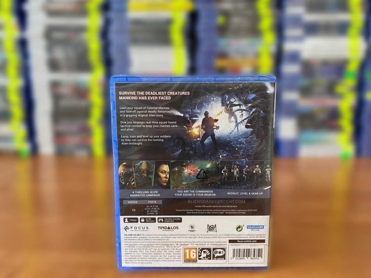 Новый Aliens: Dark Descent PS5/ Чужие Пс5 Большой Выбор Игр