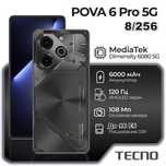 TECNO Pova 6 Pro 5G 8/256 (ВСЕМИ - ТЦ Тайга, МИ SHOP - ТЦ Евразийский)