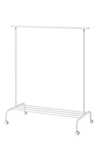 Вешалка напольная IKEA РИГГА металл, 111x175 см, белый