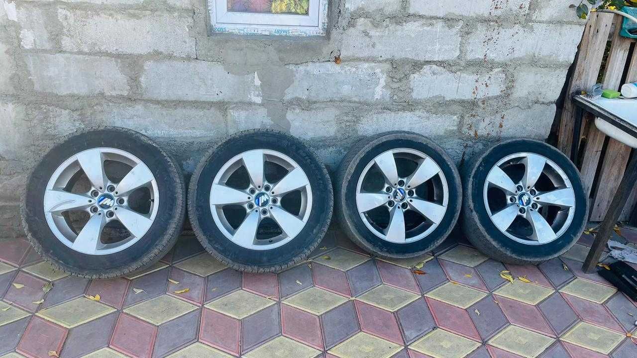 диски  БМВ с резиной 138 стиль R17