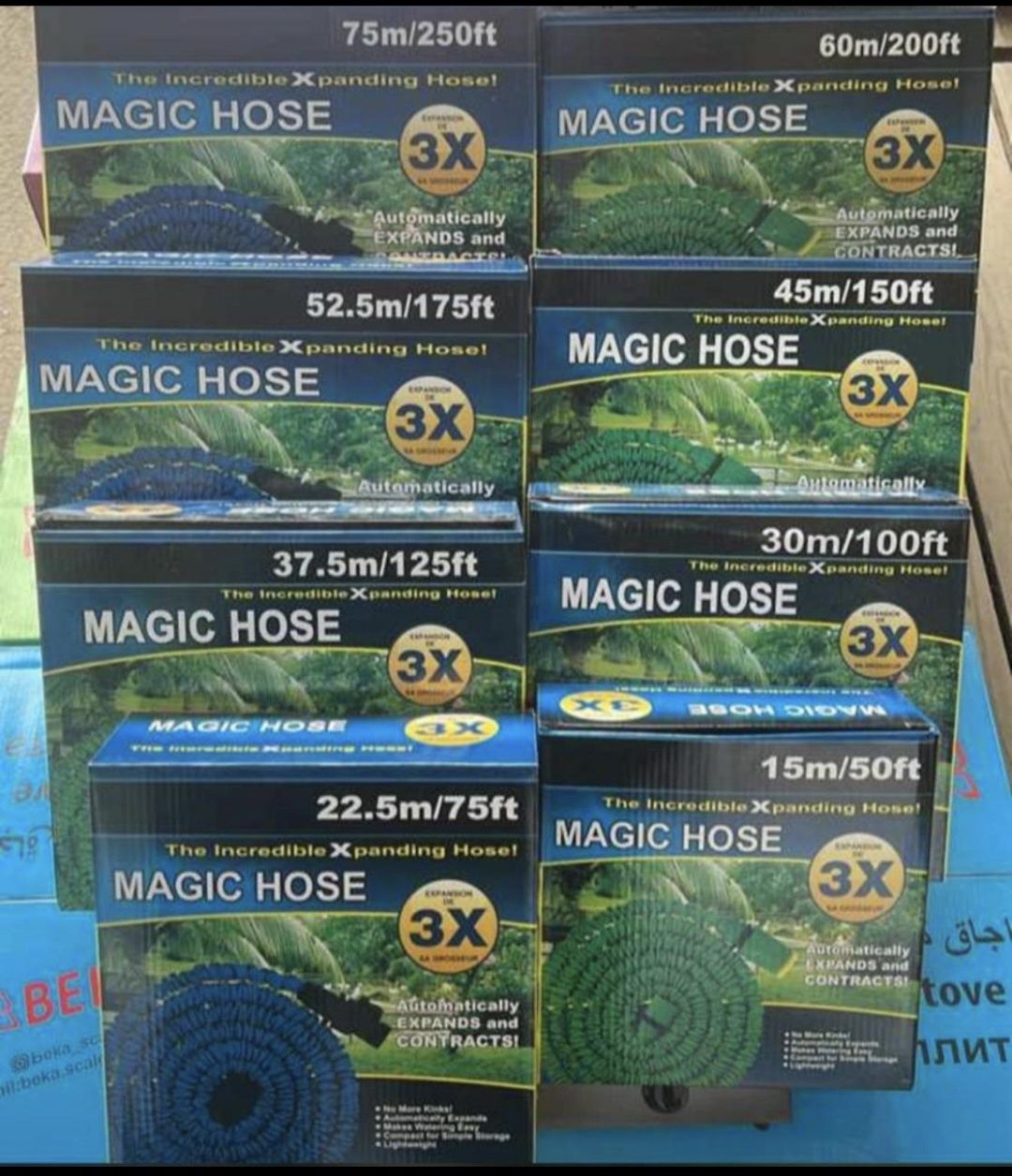 Шланг поливочный с распылителем MAGIC HOSE. Шланг для полива. Шланг