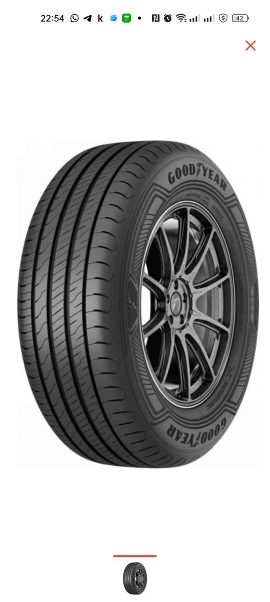 Шины Goodyear EFFICIENTGRIP 2 SUV 225/55 R18 102V, летние