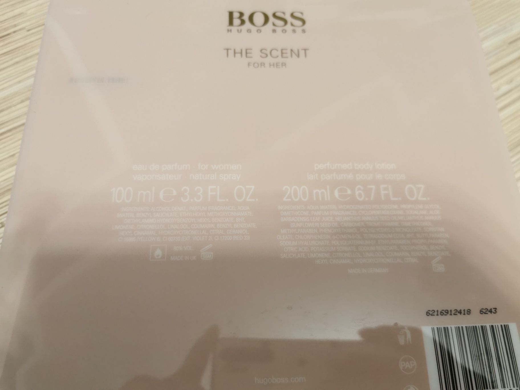 Подарочный набор женский Hugo boss. НОВЫЙ