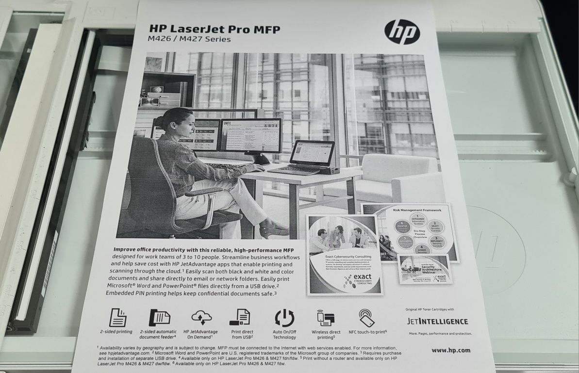 Продаю черно-белый лазерный принтер 3в1 HP LaserJet M426dw c WiFi