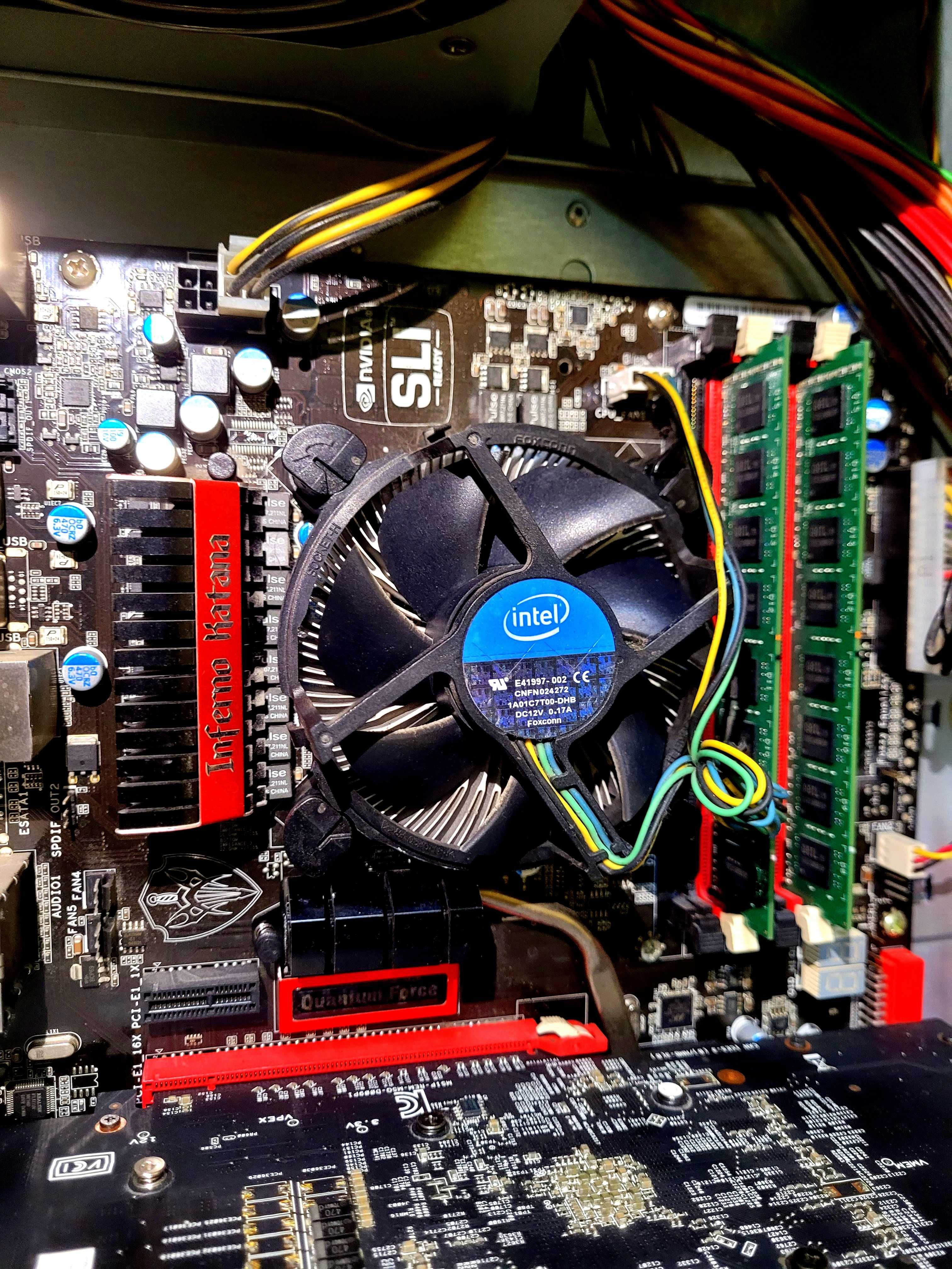 Системный блок Foxconn (LGA1156, i5-760, Radeon RX570 4Gb, DDR3 16 Gb)