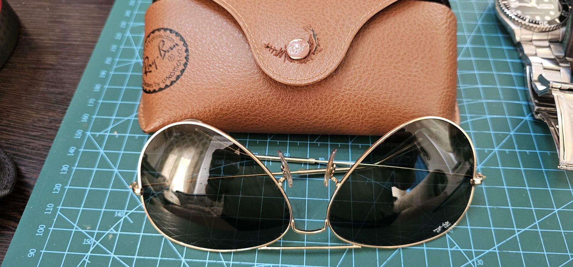 Ray Ban Large metal aviator 62 size