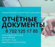 Командировочные документы полный пакет.ЭСФ. Квартира посуточно.