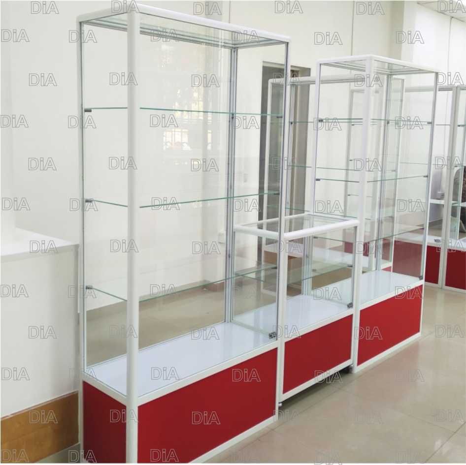 Витрина торговая из профиля и стекла, Акция,прилавки,для магазина tavi