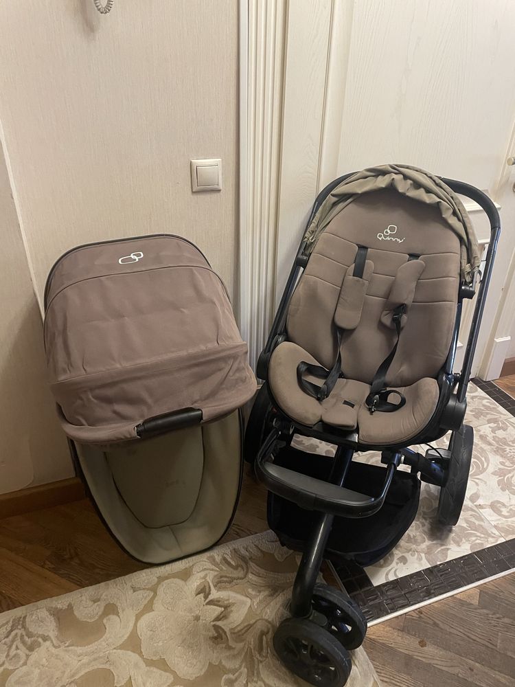 Коляска три в одном , quinny