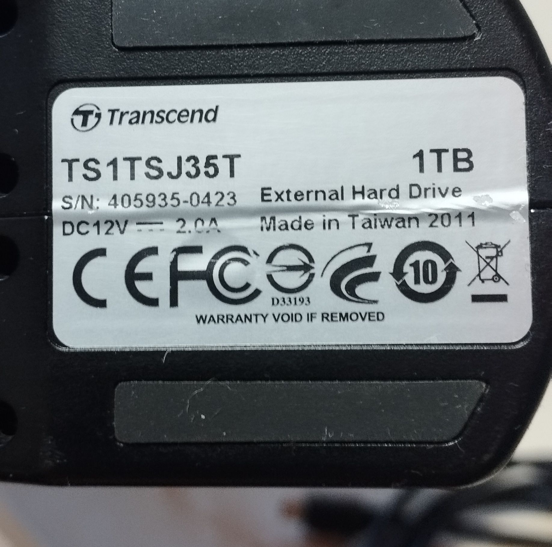 Продам внешний накопитель  Transcend   1 ТВ.