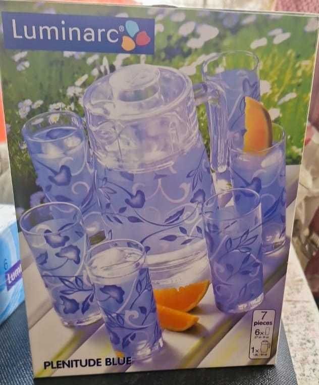 Стаканы\наборы\графин\кружка\блюдо, Luminarc, рюмки, новое