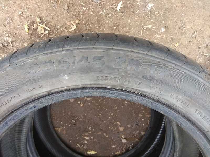 Шины 235/45 R17 - "Continental ContiSportContact 3", летние.