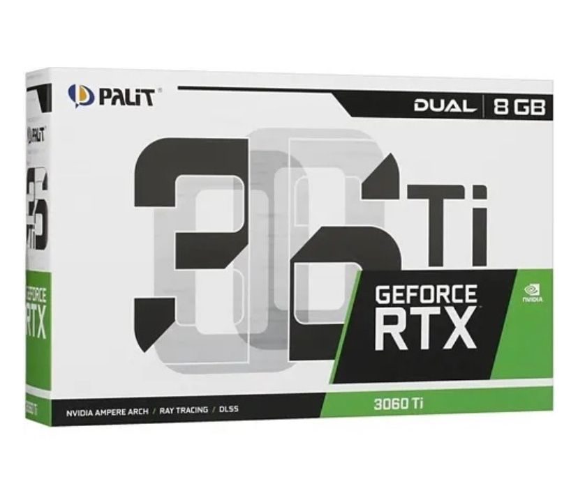 Продам игровую видеокарту Palit GeForce RTX 3060ti 8ГБ.