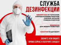 Дезинфекция/ Уничтожение клопов/тараканов/клещей/грызунов Дизенфекция