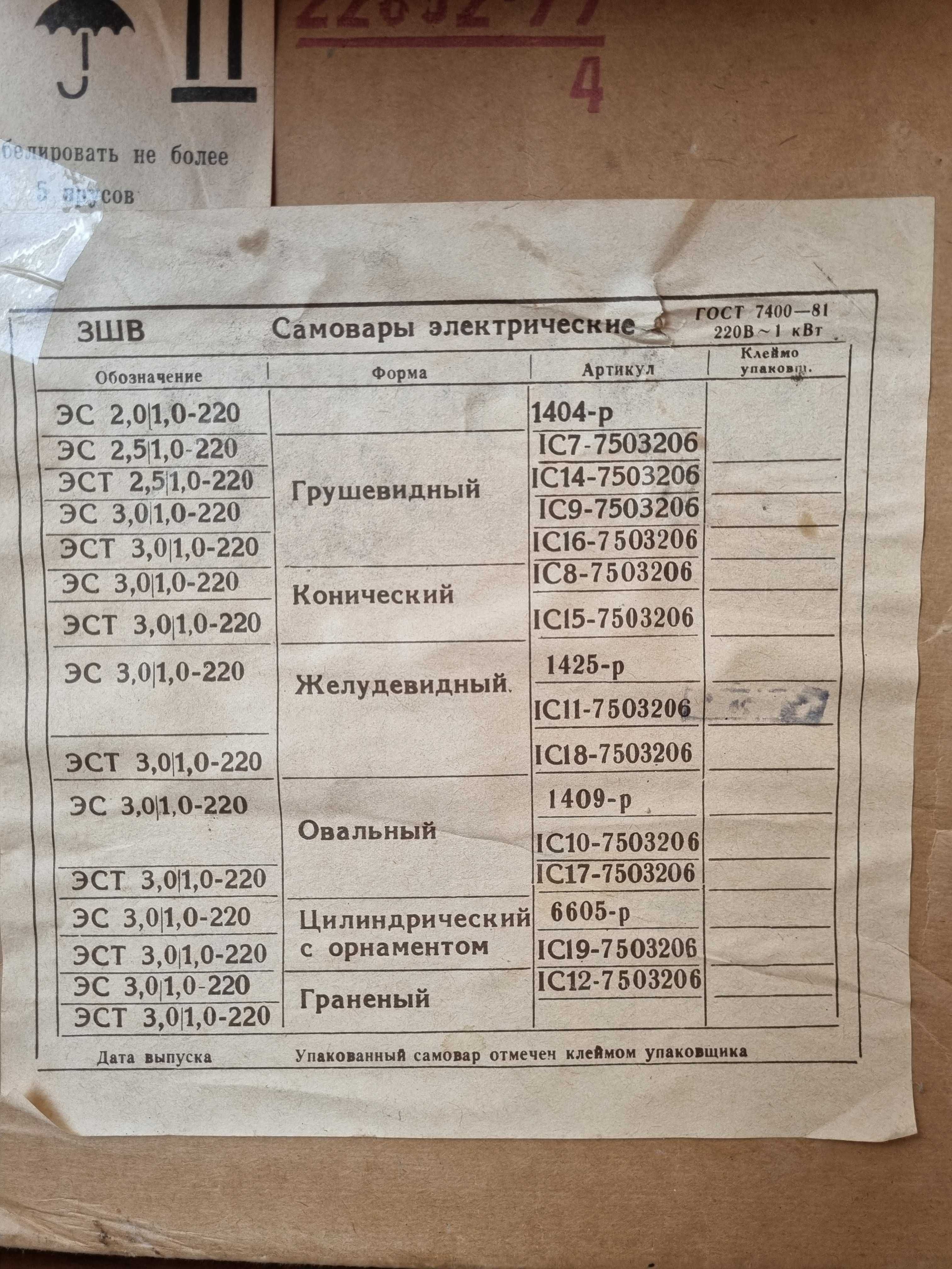 Тульский самовар электрический