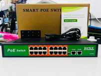 Коммутатор PoE switch 16-портов Свич Poe коммутатор switch