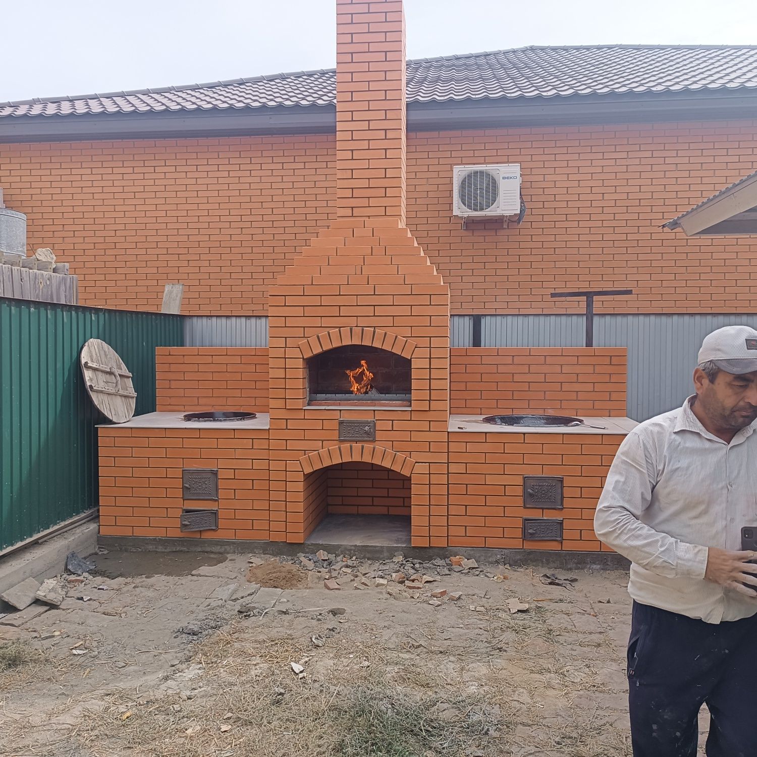 Уличные барбекюр казандик тандир пампейски печ ясаймиз