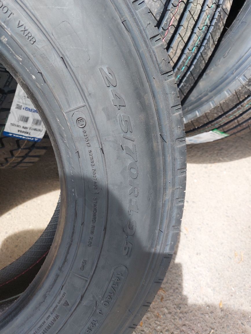 Шина на прицеп Triangle 245/70R19.5 TR685 18 слойные.