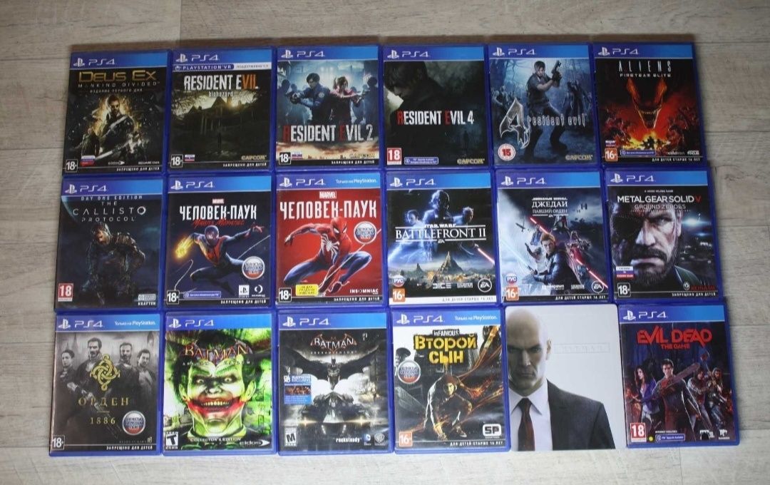 Игры на Ps 4 и пс 5