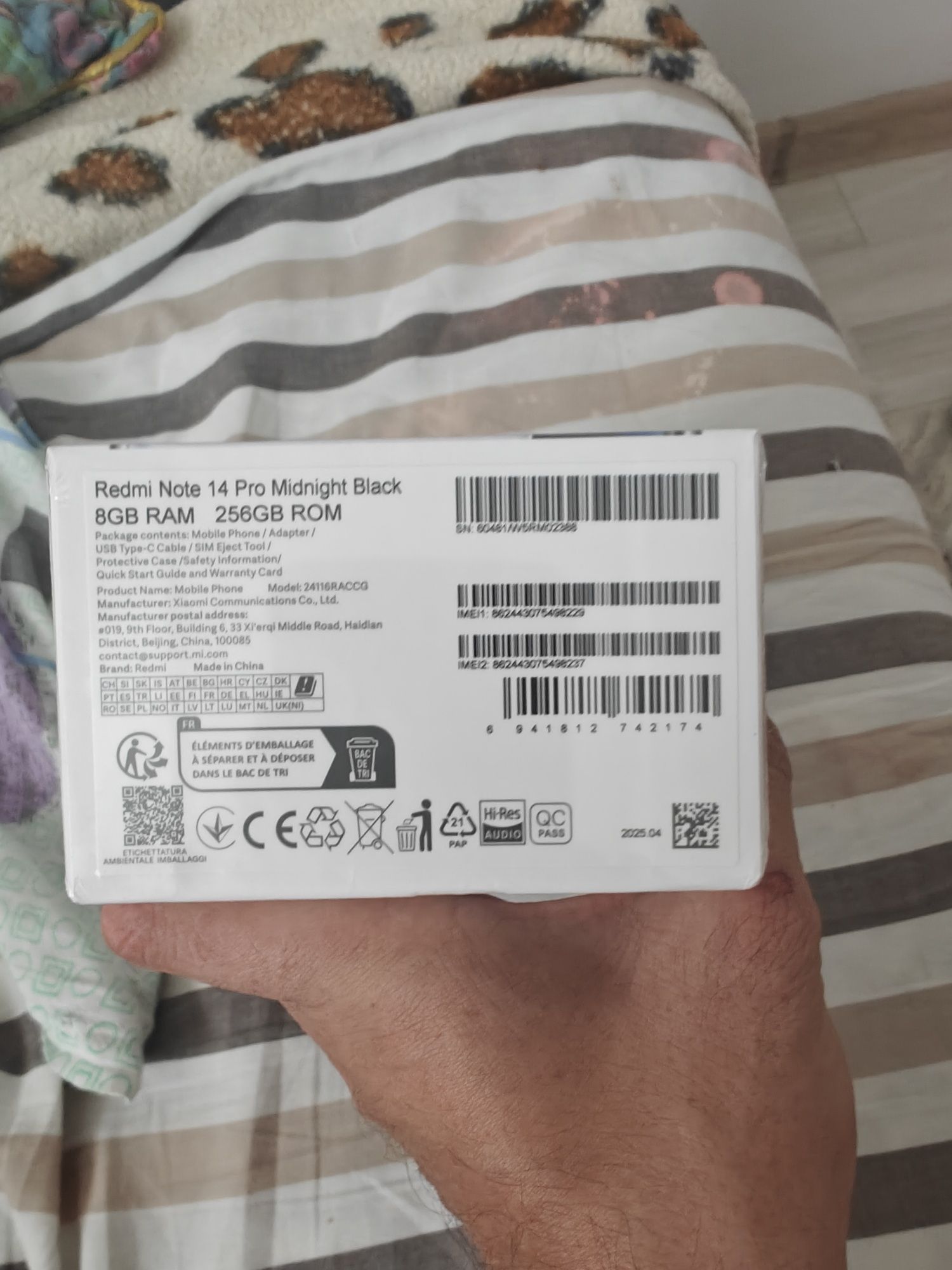 Redmi note 14 pro 8/256
