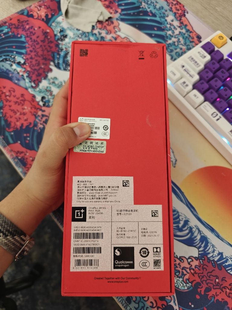 OnePlus 9R 8/256 Синий 100% аккум