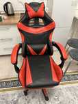 Игровое кресло ATLANTA мебель GC-1050, черный, красный