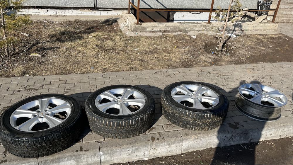 19 титанка с зимней покрышкой