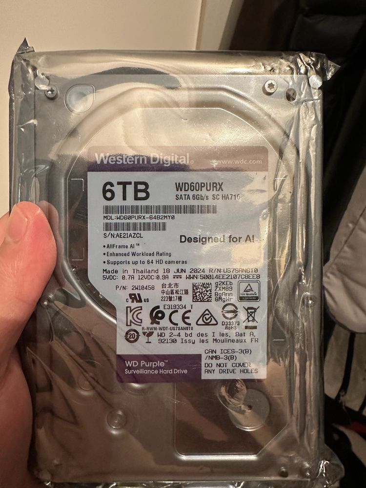 Жесткий Диск Toshiba HDD 6000gb 6TB Surveilliance