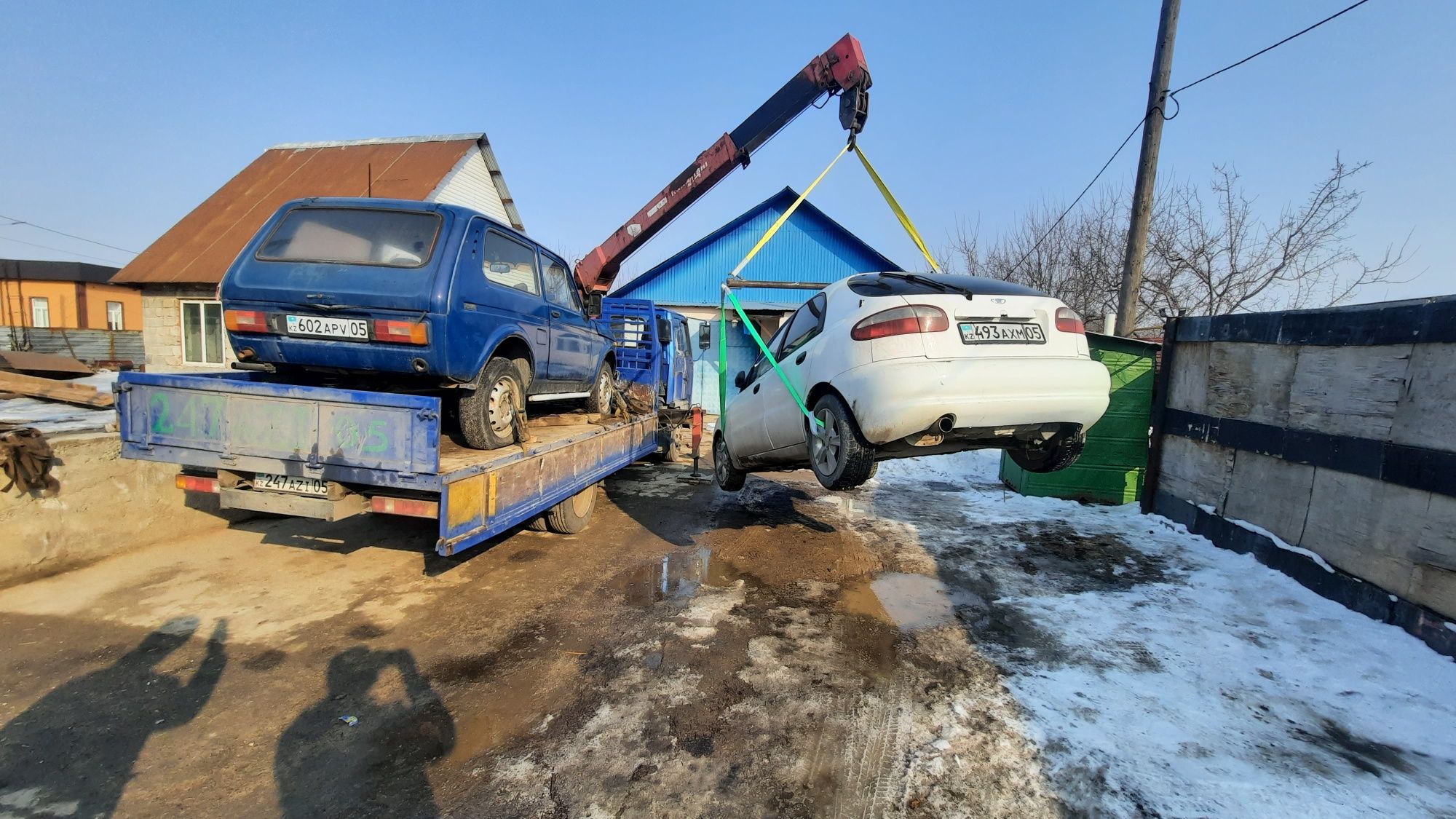 Исузу Форвард Манипулятор