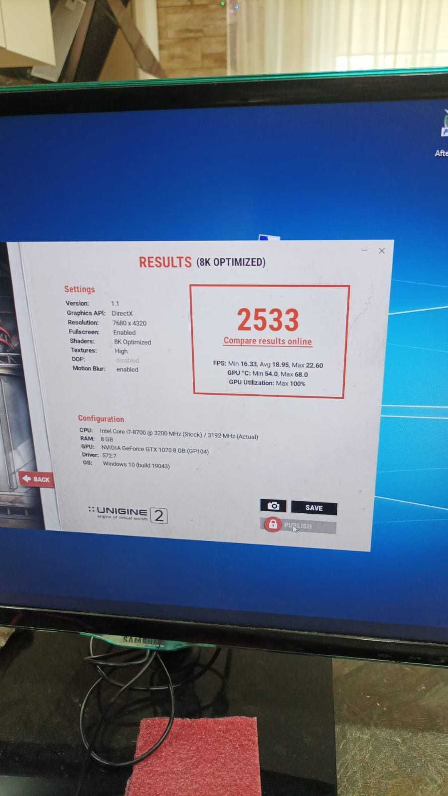 Продается видеокарта Palit GTX 1070 Super JetStream