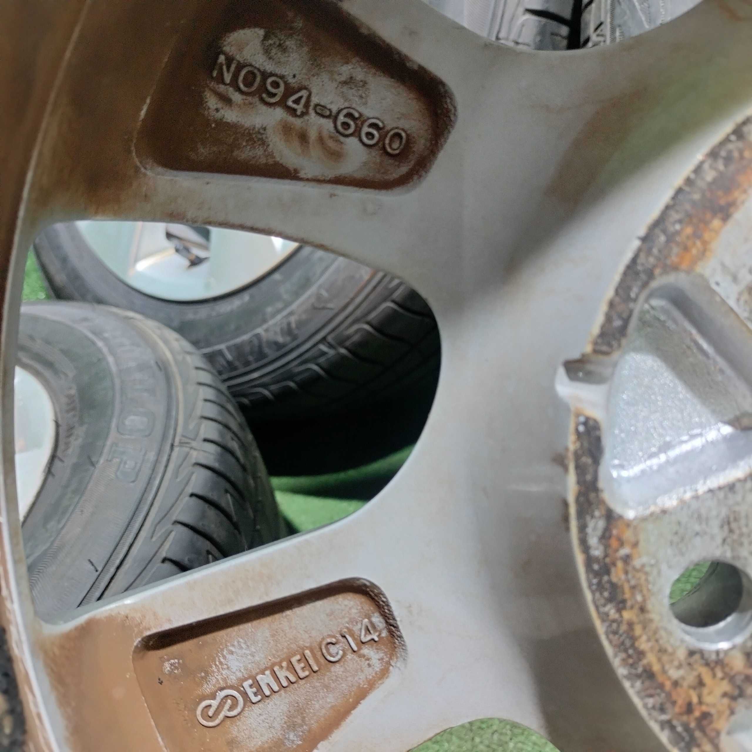 Продам Диски Enkei с шинами DUNLOP 195/60 R16 PSD 5/114,3 Nissan
