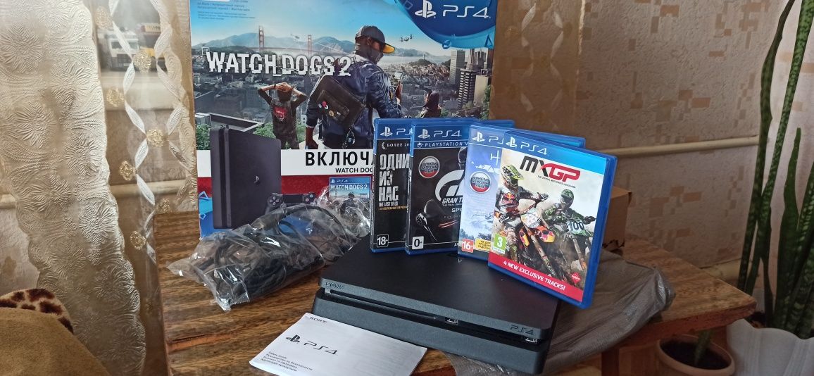 игровая приставка  1tb  SONY PS4 slim 1TB